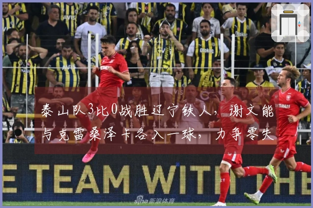 泰山队3比0战胜辽宁铁人，谢文能与克雷桑泽卡各入一球，力争零失分